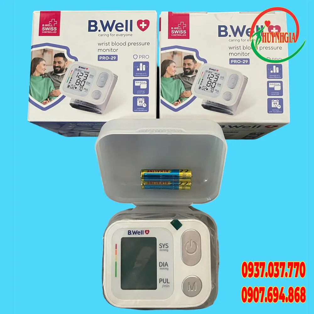 Máy đo huyết áp cổ tay Pro-29