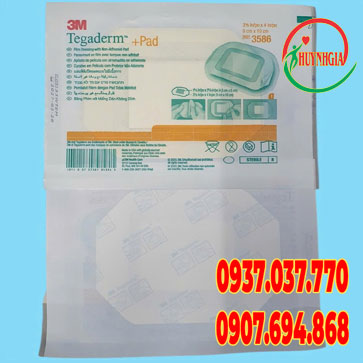 Băng phim dính y tế trong suốt có gạc vô trùng 9cm x 10cm