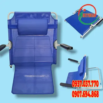Bục tựa lưng người lớn có tay (sắt) vịn PN-BTL1T