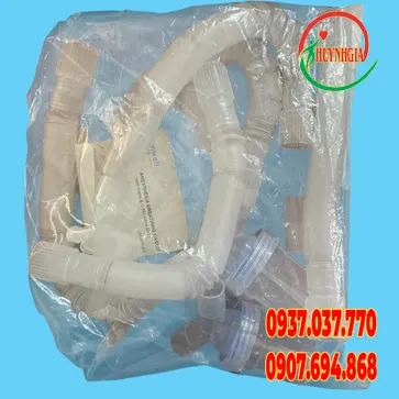 Dây thở 2 bẫy nước có dây nối các cỡ HW028-AX