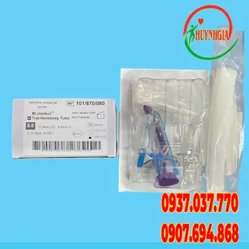 Mở khí quản 2 nòng có bóng Suctionaid số 8.0