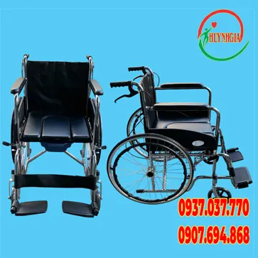 Xe lăn thép có bô GBM 064A