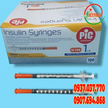 Bơm tiêm insulin Syringes 1ml 30G x 8mm U-100