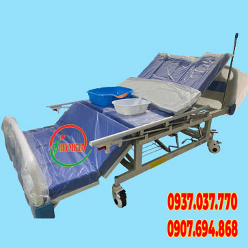 Giường y tế 4 tay quay hiệu Oromi XSJ-IV