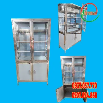 Tủ dụng cụ - tủ thuốc inox 304