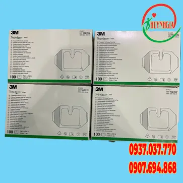 Băng phim dính y tế trong suốt có rãnh 3M Tegaderm