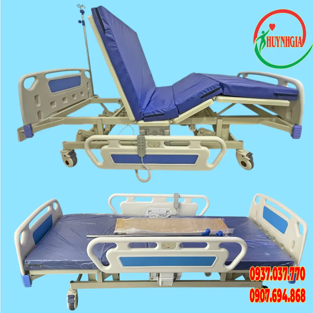 Giường bệnh y tế 3 chức năng chạy điện Lucass VGB3E